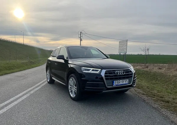 łódzkie Audi Q5 cena 123900 przebieg: 100738, rok produkcji 2018 z Brzeziny